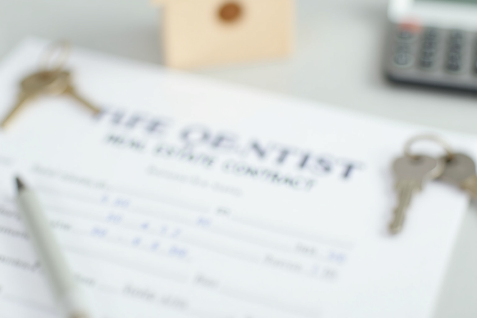 Makler überreicht Schlüssel an neuen Mieter bei Wohnungsübergabe