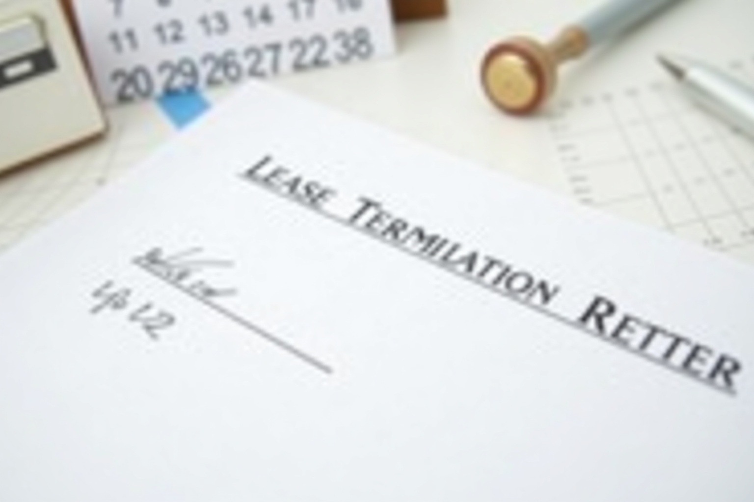 Hand steckt einen Kündigungsbrief in einen Briefumschlag